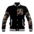 Angel Skull Baseball Jacket Sometimes An Angel Sometimes A Hellraiser DT01 - The Mazicc - Unisex - S - Black