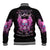 Angel Skull Baseball Jacket The Good Girl In Me Got Tired Of The Bullshit DT01 - The Mazicc - Unisex - S - Black