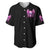 Angel Skull Baseball Jersey The Good Girl In Me Got Tired Of The Bullshit DT01 - The Mazicc - S - Black -