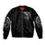 Angel Skull Bomber Jacket She Whispered Back Iam The Storm DT01 - The Mazicc - Unisex - S - Black