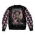 Angel Skull Bomber Jacket She Whispered Back Iam The Storm DT01 - The Mazicc - Unisex - S - Black