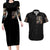 Angel Skull Couples Matching Long Sleeve Bodycon Dress and Hawaiian Shirt Sometimes An Angel Sometimes A Hellraiser DT01 - The Mazicc - S - S - Black