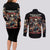 Angel Skull Couples Matching Long Sleeve Bodycon Dress and Long Sleeve Button Shirt Sometimes An Angel Sometimes A Hellraiser DT01 - The Mazicc - S - S - Black