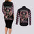 Angel Skull Couples Matching Long Sleeve Bodycon Dress and Long Sleeve Button Shirts She Whispered Back Iam The Storm DT01 - The Mazicc - S - S - Black