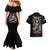 Angel Skull Couples Matching Mermaid Dress and Hawaiian Shirt Sometimes An Angel Sometimes A Hellraiser DT01 - The Mazicc - S - S - Black