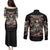 Angel Skull Couples Matching Puletasi Dress and Long Sleeve Button Shirts Sometimes An Angel Sometimes A Hellraiser DT01 - The Mazicc - S - S - Black