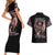 Angel Skull Couples Matching Short Sleeve Bodycon Dress and Hawaiian Shirt She Whispered Back Iam The Storm DT01 - The Mazicc - S - S - Black