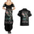 Angel Skull Couples Matching Summer Maxi Dress and Hawaiian Shirt She Whispered Back Iam The Storm DT01 - The Mazicc - S - S - Black