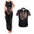 Angel Skull Couples Matching Tank Maxi Dress and Hawaiian Shirt She Whispered Back Iam The Storm DT01 - The Mazicc - S - S - Black