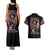 Angel Skull Couples Matching Tank Maxi Dress and Hawaiian Shirt She Whispered Back Iam The Storm DT01 - The Mazicc - S - S - Black