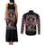 Angel Skull Couples Matching Tank Maxi Dress and Long Sleeve Button Shirts She Whispered Back Iam The Storm DT01 - The Mazicc - S - S - Black