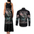 Angel Skull Couples Matching Tank Maxi Dress and Long Sleeve Button Shirts She Whispered Back Iam The Storm DT01 - The Mazicc - S - S - Black