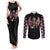 Angel Skull Couples Matching Tank Maxi Dress and Long Sleeve Button Shirts She Whispered Back Iam The Storm DT01 - The Mazicc - S - S - Black