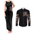 Angel Skull Couples Matching Tank Maxi Dress and Long Sleeve Button Shirts Sometimes An Angel Sometimes A Hellraiser DT01 - The Mazicc - S - S - Black