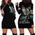 Angel Skull Hoodie Dress She Whispered Back Iam The Storm DT01 - The Mazicc - XS - Black -