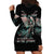 Angel Skull Hoodie Dress She Whispered Back Iam The Storm DT01 - The Mazicc - XS - Black -