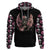 Angel Skull Hoodie She Whispered Back Iam The Storm DT01 - The Mazicc - Pullover Hoodie - S - Black