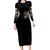 Angel Skull Long Sleeve Bodycon Dress Sometimes An Angel Sometimes A Hellraiser DT01 - The Mazicc - Long Dress - S - Black