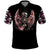 Angel Skull Polo Shirt She Whispered Back Iam The Storm DT01 - The Mazicc - Adult - S - Black