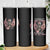 Angel Skull Skinny Tumbler She Whispered Back Iam The Storm DT01 - The Mazicc - 20oz - Black -