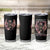 Angel Skull Tumbler Cup She Whispered Back Iam The Storm DT01 - The Mazicc - 20oz - Black -