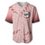 Anime Demon Slayer Nezuko Baseball Jersey Asanoha Pattern TS07 - The Mazicc - S - Pink -