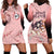 Anime Demon Slayer Nezuko Hoodie Dress Asanoha Pattern TS07 - The Mazicc - XS - Pink -