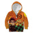 Anime Demon Slayers Kamado Tanjiro Kid Hoodie Hinokami Kagura TS07 - The Mazicc - Hoodie - Toddler 2T - Orange