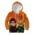 Anime Demon Slayers Kamado Tanjiro Kid Hoodie Hinokami Kagura TS07 - The Mazicc - Hoodie - Toddler 2T - Orange