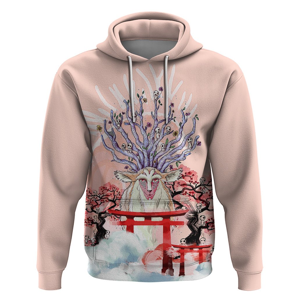 Anime Movie Wolf Princess Hoodie Forest Spirits TS07 - The Mazicc - Pullover Hoodie - S - Art