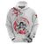 Anime One Piece Luffy Strawhat Hoodie Sumi-e Painting Style TS07 - The Mazicc - Pullover Hoodie - S - White