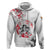 Anime One Piece Luffy Strawhat Hoodie Sumi-e Painting Style TS07 - The Mazicc - Pullover Hoodie - S - White