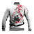 Anime One Piece Roronoa Zoro Baseball Jacket Sumi-e Painting Style TS07 - The Mazicc - Unisex - S - White