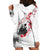 Anime One Piece Roronoa Zoro Hoodie Dress Sumi-e Painting Style TS07 - The Mazicc - XS - White -