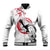 Anime One Piece Sanji Blackleg Baseball Jacket Sumi-e Painting Style TS07 - The Mazicc - Unisex - S - White