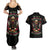 Anubis Skull Couples Matching Summer Maxi Dress and Hawaiian Shirt Skull Anubis Don't Try To Figured Me Out DT01 - The Mazicc - S - S - Black