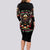 Anubis Skull Long Sleeve Bodycon Dress Skull Anubis Don't Try To Figured Me Out DT01 - The Mazicc - Long Dress - S - Black