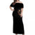 Anubis Skull Off Shoulder Maxi Dress Skull Anubis Don't Try To Figured Me Out DT01 - The Mazicc - Women - S - Black