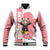 Anya Forger Baseball Jacket Spy x Family TS04 - The Mazicc - Unisex - S - White/Pink