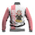 Anya Forger Baseball Jacket Spy x Family TS04 - The Mazicc - Unisex - S - White/Pink