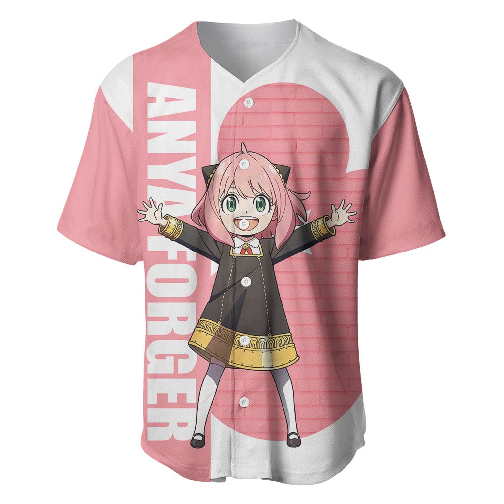 Anya Forger Baseball Jersey Spy x Family TS04 - The Mazicc - S - White/Pink -