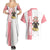 Anya Forger Couples Matching Summer Maxi Dress and Hawaiian Shirt Spy x Family TS04 - The Mazicc - S - S - White/Pink