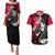 Aoi Todo Jujutsu Kaisen Couples Matching Puletasi and Hawaiian Shirt Manga Style Art TS04 - The Mazicc - S - S - Black/Red