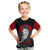 Aoi Todo Kid T Shirt Monochrome TS04 - The Mazicc - Toddler 2/Size 00 - Black/Red -