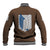 AOT Levi Ackerman Baseball Jacket TS04 - The Mazicc - Unisex - S - Brown