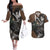 AOT Levi Ackerman Couples Matching Off The Shoulder Long Sleeve Dress and Hawaiian Shirt TS04 - The Mazicc - S - S - Brown