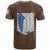 AOT Levi Ackerman T Shirt TS04 - The Mazicc - Adult - S - Brown