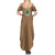 AOT Military Police Summer Maxi Dress TS04 - The Mazicc - Women - S - Brown