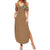 AOT Military Police Summer Maxi Dress TS04 - The Mazicc - Women - S - Brown