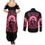 Witch Skull Couples Matching Summer Maxi Dress and Long Sleeve Button Shirt She Whispered Back Iam The Storm